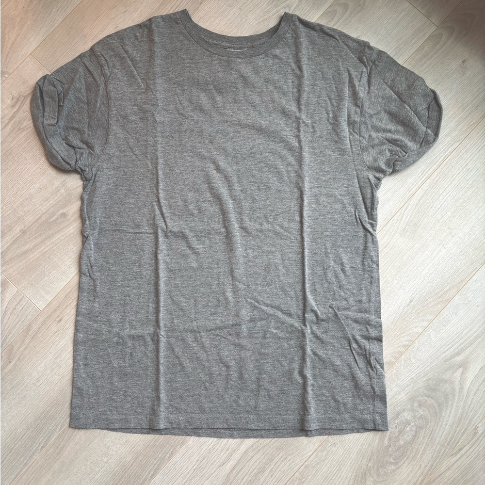 3/$25 TOPMAN | Grey Basic Tee Shirt M